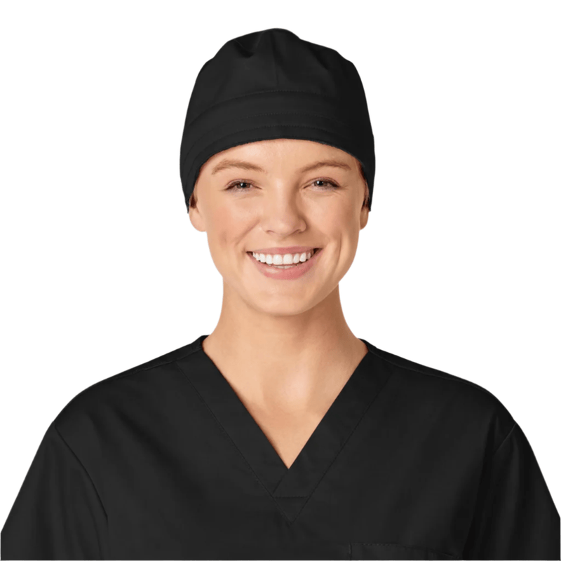 Wink Solid Scrub Cap - Black