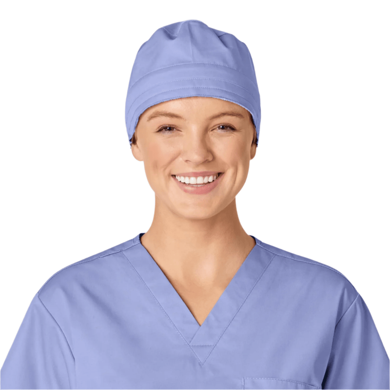 Wink Solid Scrub Cap - Ceil Blue