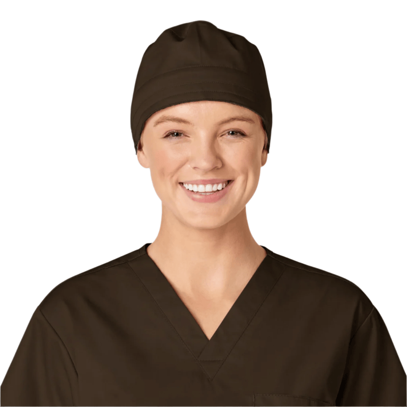 Wink Solid Scrub Cap - Chocolate