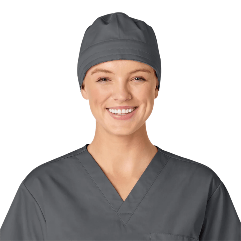 Wink Solid Scrub Cap - Pewter