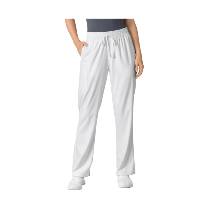 Wink Women's Boundless Bootcut Scrub Pant - White