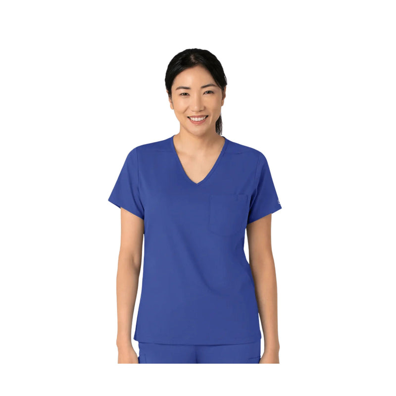 Wink Women's Boundless Tuck In Scrub Top - Galaxy Blue