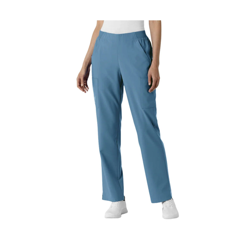 Wink Women's Cargo Utility Scrub Pant - Pacific Blue