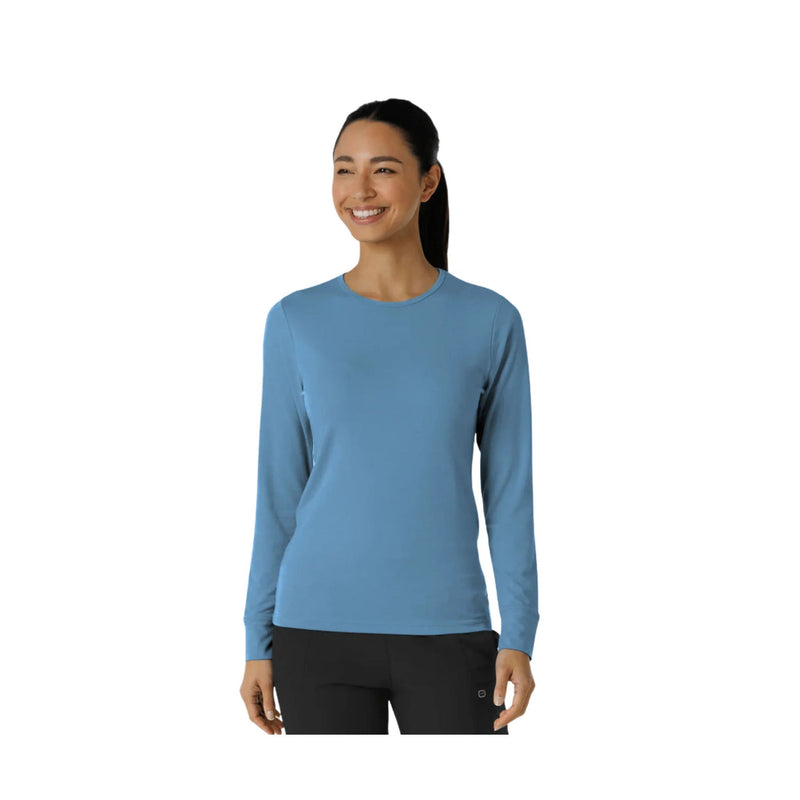 Wink Women's Essentials Layer Long Sleeve - Pacific Blue