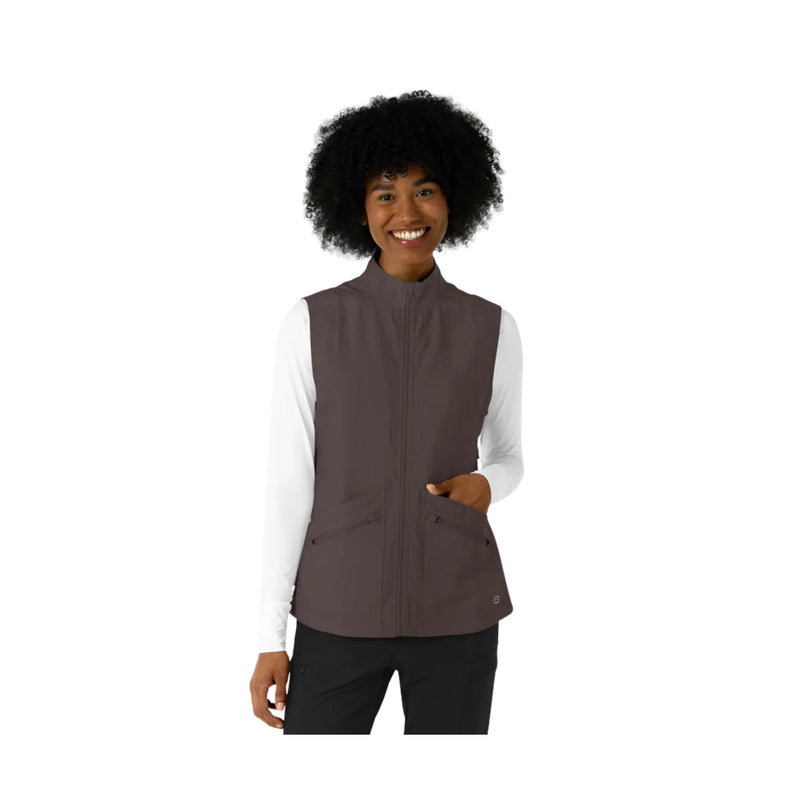 Wink Women's Everything Everywhere Scrub Vest - Graphite