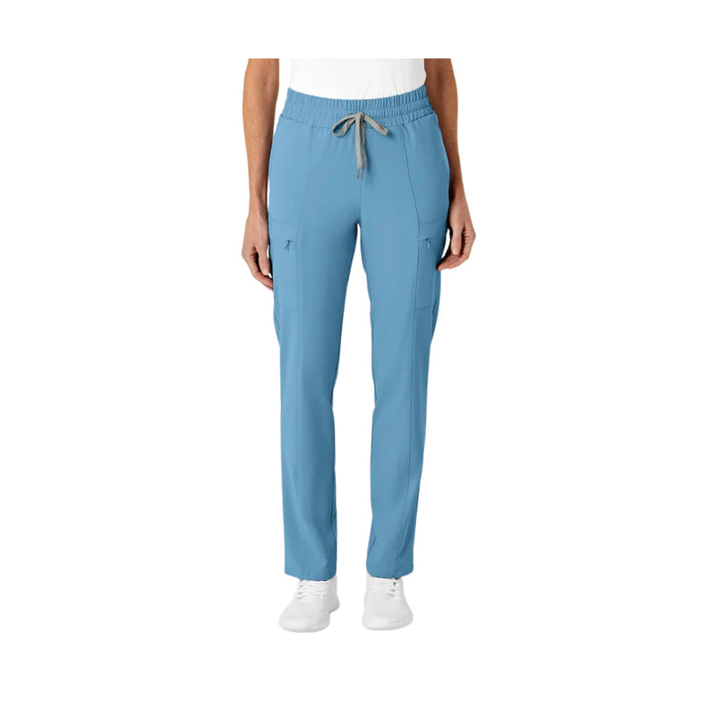 Wink Women's High Waist Slim Leg Scrub Pant - Bay Blue