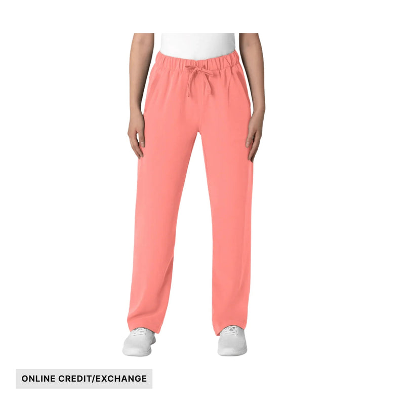 Wink Women's Nova Stovepipe High Low Hem Scrub Pant - Paradise Pink