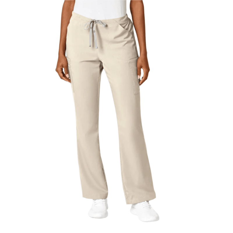 Wink Women's Pro Moderate Flare Leg Scrub Pant - Khaki
