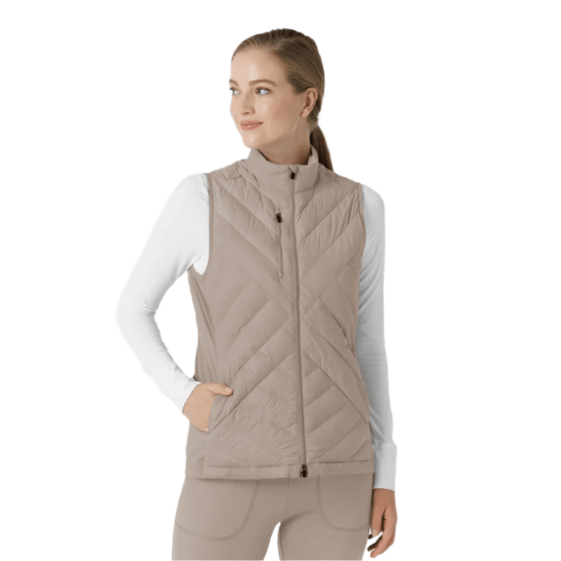 Wink Women's Quilted Scrub Vest - Haze