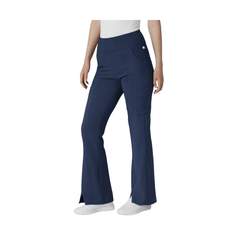 Wink Women's Renew Cargo Flare Scrub Pant - Navy