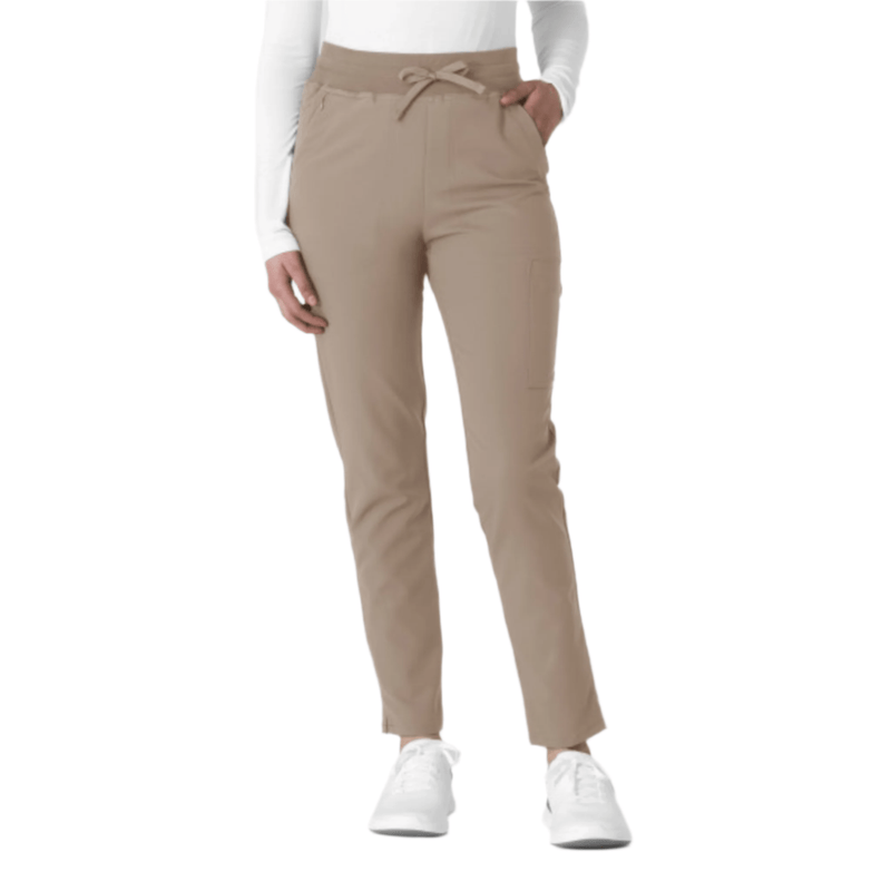 Wink Women's Thrive Cargo Straight Slim Leg Scrubs Pants - Haze