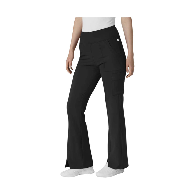 Wink Women's Renew Cargo Flare Scrub Pant - Black
