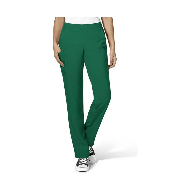 Wink Women's Flat Front Cargo Scrub Pant - Hunter Green