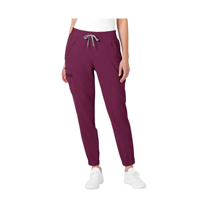 Wink Women's Jogger Scrub Pant - Wine
