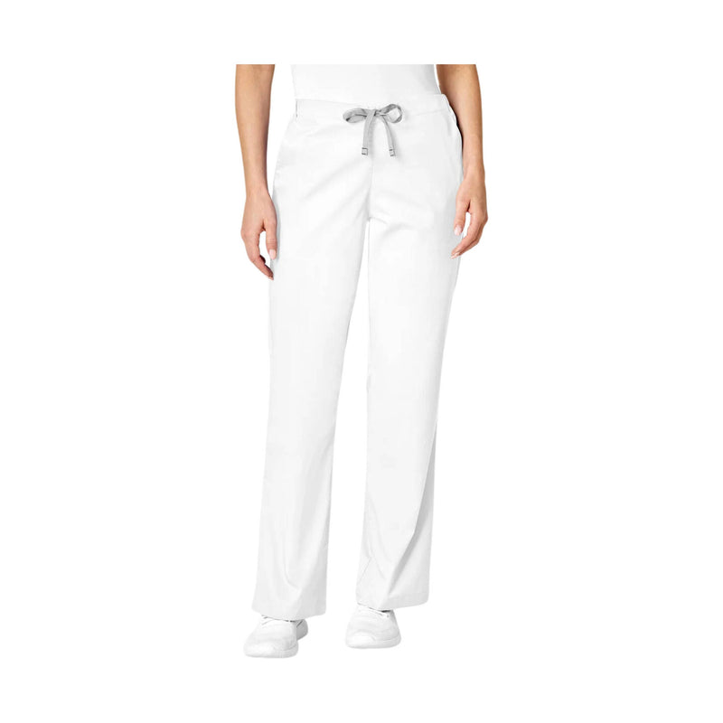 Wink Women's Work Flare Leg Scrub Pant - White