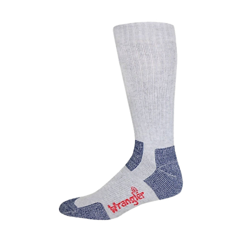 Wrangler Men's 2 Pack Steel Toe Socks - Grey