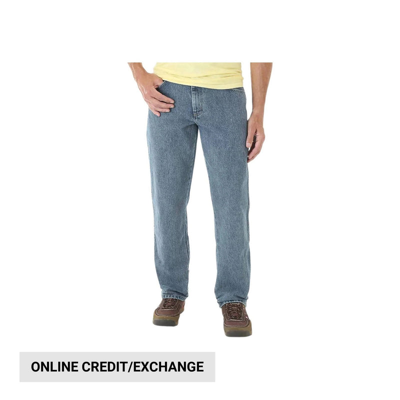 Wrangler Men's 5 Pocket Jean - Grey Indigo