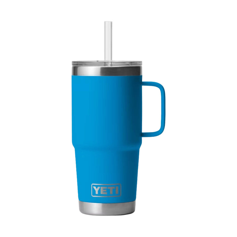 YETI Rambler 25 oz Straw Mug - Big Wave Blue
