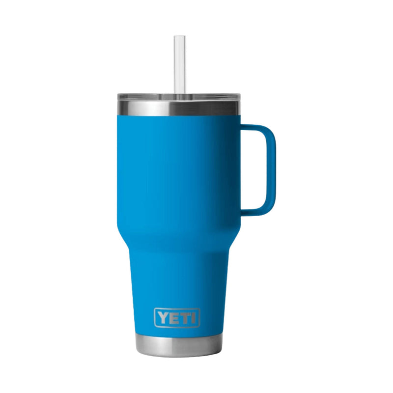 YETI Rambler 35 oz Straw Mug - Big Wave Blue