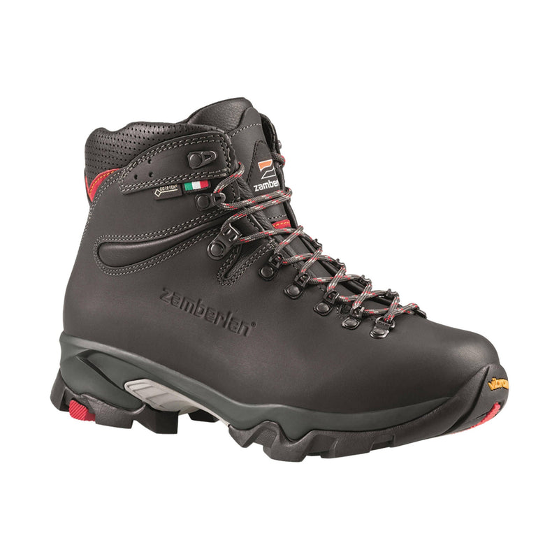 Zamberlan Men's Vioz GTX Hiking Boots - Dark Grey/Red